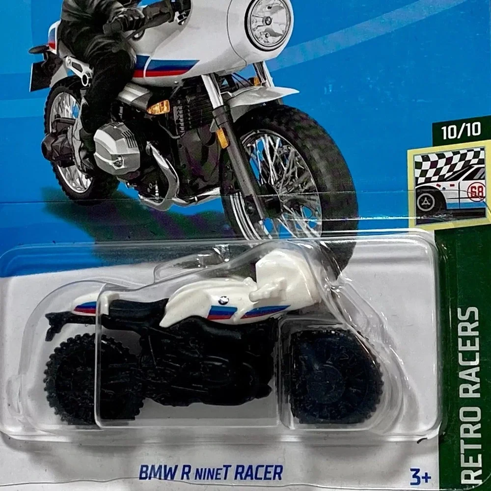 Hot Wheels BMW R nine T Racer 153/250 Retro Racers 10/10‎ White Motorcycle 2022